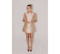 Odd Muse Bow Detail Mini Dress Gold Talla: XXS | Mini Vestidos Outlet | Mujer | Amarillo