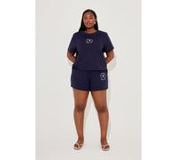 Odd Muse Resort Club T-shirt Navy Talla: XXXL | Camisetas de Seda Outlet | Mujer | Azul