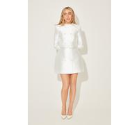 Odd Muse Satin Jacket White Talla: XS | Cazadoras Cropped Outlet | Mujer | Blanco