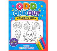 Odd One Out Coloring Book: Fun and Educational Activity Book for Kids Ages 3-6
