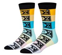 ODD SOX - Calcetines Monopoly Crew - Estampado gráfico clásico de juego de mesa - Talla grande Hombres 8-12 / Mujeres 9.5-13.5, Monopoly Money, Large