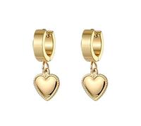 OdDdot Aretes triángulos de triángulo de Plumas de Hoja de Amor de Acero Inoxidable Pendientes Casuales Personalizados para Mujeres Regalo de joyería Elegante y de Moda