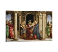 Oddi Retablo-Rafael - Póster de lienzo para decoración moderna del hogar, 60 x 90 cm