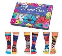 Oddsocks Flower Box - Calcetines de flores (6 unidades, 37-42, Mehrfarbig)