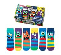 Oddsocks Mini Mashers - Juego de calcetines (6 unidades, talla 27-30,5