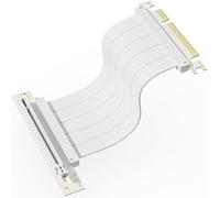 Oddtone Soporte de montaje vertical de GPU con cable elevador PCIe 4.0, extensión de alta velocidad de 200 mm x16, conector inverso dual para RTX 4090/3090/RX 7900, blindado EMI, Plug and Play para