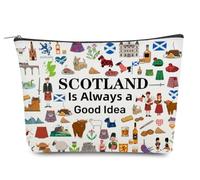 Odebyata Bolsa de maquillaje de recuerdo icónica de viaje de Italia, bolsa de cosméticos para amantes de los símbolos temáticos de Italia, bolsa de cosméticos para mejores amigas, niñas, amigos,