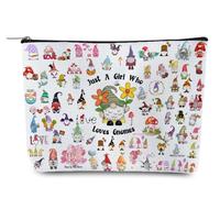 Odebyata Bonita bolsa de maquillaje para perros, bolsa de cosemética con temática de perro para amantes de los perros, adorable regalo para artículos de aseo de perro, bolsa organizadora para hija,