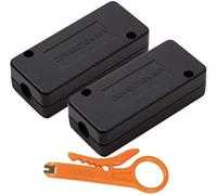 odedo - Módulo de conexión LSA con herramienta de reparación para cable de red Cat 6, 6A, Cat 7, conector LSA para reparación, cable de red y cable de conexión, metalizado