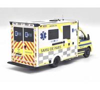 Odeon PERFEX - Vehículo de colección de ambulancia de reanimación compatible con Mercedes Sprinter Was SAMU 75 SMUR Hospital Necker 1/43