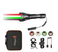 ODEPRO KL52 MAX Linterna Zoom 4 Led Intercambiables,Blanco Rojo Verde IR850