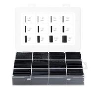 Oderra - Manguito termorretráctil para aislamiento eléctrico de cables, 12 tamaños, relación de contracción 2:1, protectores de cables