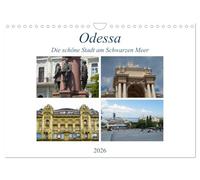 Odessa- Die schöne Stadt am Schwarzen Meer (Wandkalender 2026 DIN A4 quer), CALVENDO Monatskalender: Odessa, die Perle am Schwarzen, überrascht jeden ... Bauwerke und einem kosmopolitischen Charme e