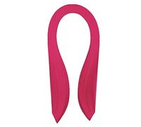 ODETOJOY 120 tiras de papel de 3 mm de 3 mm para manualidades, tiras de papel de un solo color (fucsia)