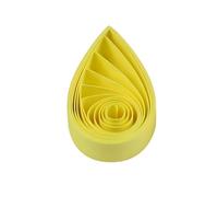 ODETOJOY 120 tiras de papel de 3 mm para hacer quilling de 3 mm (amarillo)