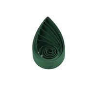 ODETOJOY 120 tiras de papel de 5 mm para hacer Quilling Papeles de 5 mm para manualidades, tiras de papel de un solo color (verde oscuro)