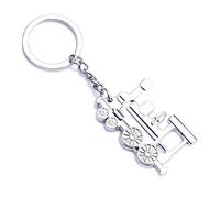 ODETOJOY Colgante llavero colgante de metal plateado para bolsos o paquete Schoole Llavero llaveros llavero de seguridad llavero vintage