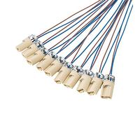 ODETOJOY G9 portalámparas con ISOL. Cable Cable lámpara Socket Socket de capacidad para LED halógeno (10 piezas)