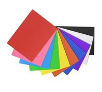 ODETOJOY Juego de 10 hojas de cartón corrugado de 8.27 x 11.86 pulgadas, similar a A4, ideal para proyectos de manualidades y bricolaje (multicolor)