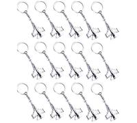 ODETOJOY Llavero de avión, recuerdo de fiesta, avión de combate, llavero de avión de batalla, avión Raptor F16 Falcon Aviation, F16, 5cm x 3.5cm/1.97x1.37 inch