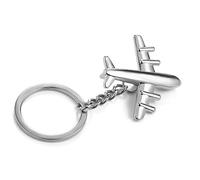ODETOJOY - Llavero para avión de avión civil, aleación de metal, mini avión sin piloto, llavero para avión, regalo para hombres