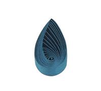 ODETOJOY Pestal - Tiras de papel de filigrana de tono azul de 3 mm para manualidades, tiras de papel de origami de un solo color, tiras de filigrana de papel de 0.2 pulgadas (verde azulado n.º 46)