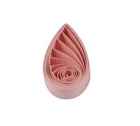 ODETOJOY Pestal - Tiras de papel de filigrana de tono rosa de 3 mm para manualidades, tiras de papel de origami de un solo color, tiras de filigrana de papel de 0.12 pulgadas (rosa melocotón n.º 16)