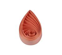 ODETOJOY Pestal - Tiras de papel de filigrana de tono rosa de 3 mm para manualidades, tiras de papel de origami de un solo color, tiras de filigrana de papel de 0.12 pulgadas (rosa coral n.º 17)