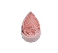 ODETOJOY Pestal - Tiras de papel para filigranas en tono rosa de 3 mm para manualidades, tiras de papel de origami de un solo color, tiras de filigrana de papel de 0.12 pulgadas (rosa pálido n.º 15)