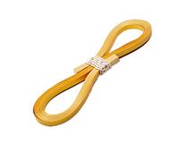 ODETOJOY - Tiras de papel metálico de 10 mm para hacer tarjetas, tiras de filigrana de un solo color de 2/5 pulgadas, 60 unidades (dorado)