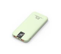 Odetrik Power Bank 10000mAh 22.5W, Cargador Portátil Rápido, Batería Externa con 3 Salidas y 2 Entradas, Tipo-C In/out, Pantalla LCD, Cargador de Móvil Delgado para Smartphone, Tabletas (Verde)
