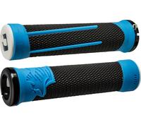 ODI AG2 Empuñaduras - Negro/Azul Atornillables Bicicleta MTB Viajero