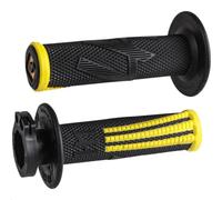 ODI Emig2 Pro V2 Atornillables Agarre - Negro/Amarillo Moto Calle Bike de Cross