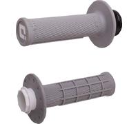 ODI Micro-X Half-Waffle V2 Puños GRIS / PLATA Lock-On H36MXG