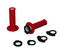 ODI MX V2 Lock-On 1/2 Waffle Grips Agarre Gomas De Manillar Rojas