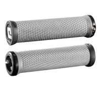 Puños MTB ODI Elite Motion Lock-On 2.1 Grises con Abrazaderas Negras 130mm Odi