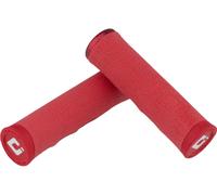 ODI Puños de manillar F-1 Series Dread Lock Lock-On 2.1 rojo 130 mm