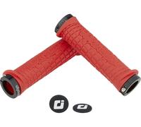 ODI Puños para manillar con cierre Troy Lee Designs MTB rojo 130 mm