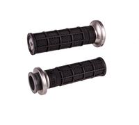 ODI V-Twin Lock-On™ Hart-Luck Signature Juego de Empuñadura Completa Waffle (Acelerador por Cable) - Harley Davidson 2008-, negro