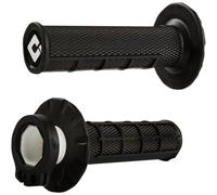 ODI V2 Atornillables 1/2 Waffle Agarre - Negro Moto Calle Bike de Cross H36HWB
