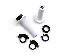 ODI V2 Bloqueo Lock-On Sin Empuñaduras Waffle Blanca Para Moto
