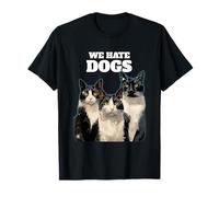 Odiamos a los Perros (gráfico Divertido de Gatos) Camiseta
