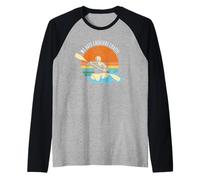 Odiamos Creature Crafts Kayak en Aguas bravas Camiseta Manga Raglan