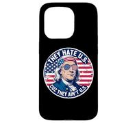 Odian a Estados Unidos porque no son Estados Unidos Patriótico Franklin Carcasa para iPhone 15 Pro