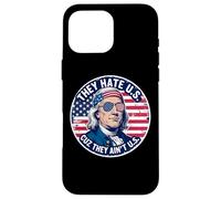 Odian a Estados Unidos porque no son Estados Unidos Patriótico Franklin Carcasa para iPhone 16 Pro Max