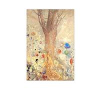 Odilon Redon - Póster artístico de Buda de 1904 y arte de pared, impresión moderna para dormitorio familiar, sin marco, 60 x 90 cm