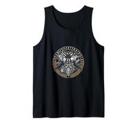 Odin Allfather Norse Viking God Yggdrasil Ravens Runas Camiseta sin Mangas