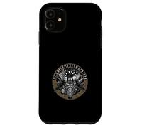 Odin Allfather Norse Viking God Yggdrasil Ravens Runas Carcasa para iPhone 11