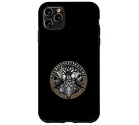 Odin Allfather Norse Viking God Yggdrasil Ravens Runas Carcasa para iPhone 11 Pro MAX