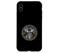 Odin Allfather Norse Viking God Yggdrasil Ravens Runas Carcasa para iPhone XS MAX